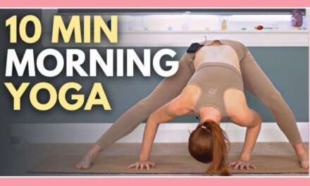 10 Min Morning Yoga For CALM CONNECTION – No Props & All Levels