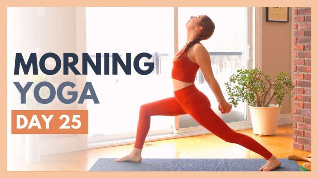 DAY 25: CONNECT – 10 Min Morning Yoga Stretch – Flexible Body Yoga Challenge