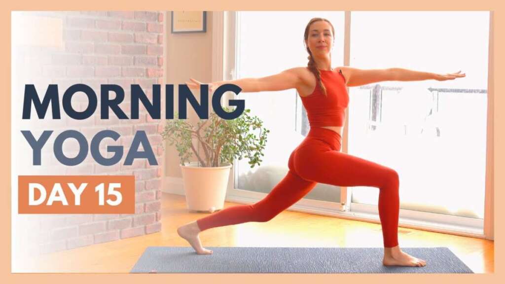 DAY 15: GRATITUDE – 10 Min Morning Yoga Stretch – Flexible Body Yoga Challenge