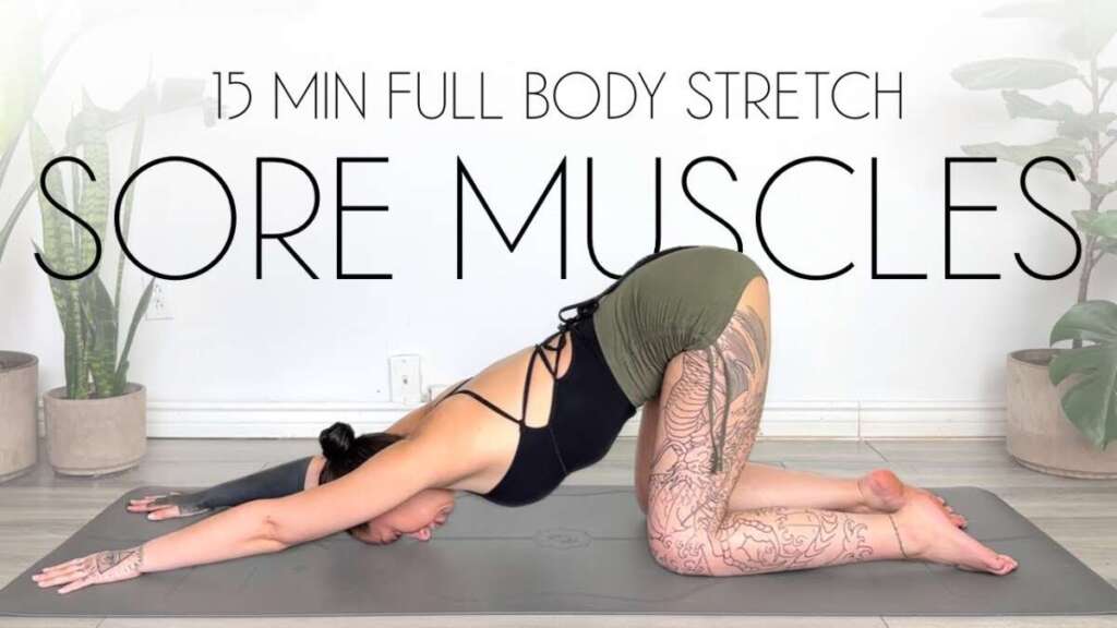 15 Min Full Body Stretch For Sore Muscles & Tension Relief