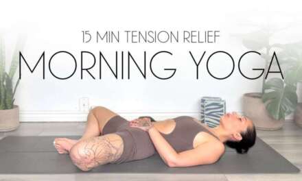 15 Min Morning Yoga Reset Stress & Tension Relief – WITH BLOCKS