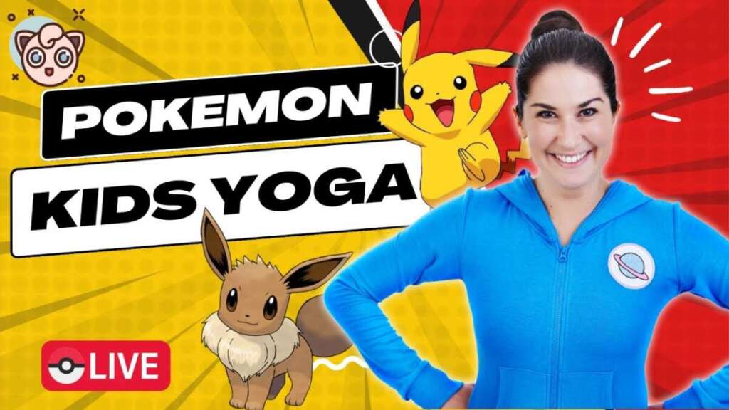 Saturday Morning Yoga For Kids – Pokemon Edition! – Live ????