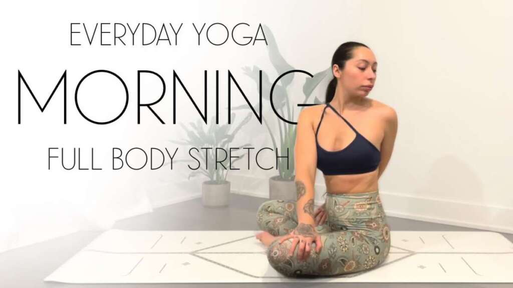 5 Min Everyday Morning Yoga Full Body Stretch | 30 Day Yoga Challenge 2022 | DAY 4