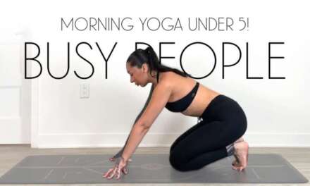 Morning Yoga UNDER 5! Yoga For Busy People (DAY 13)