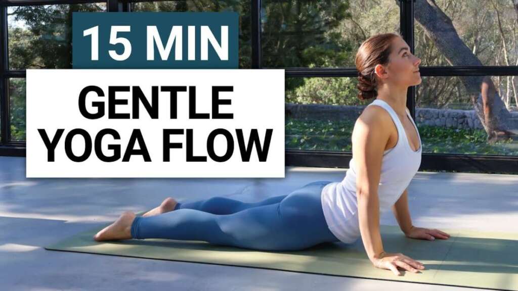 15 Min Gentle Yoga Flow | Full Body Stretch To Relax & Release Tension