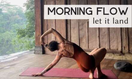 Letting It Land ~ Morning Vinyasa Flow | COLE CHANCE YOGA