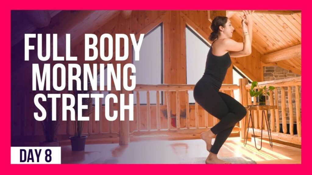 10 Min FULL BODY Stretch Wake Up Yoga – Day #8 (FULL BODY MORNING YOGA)
