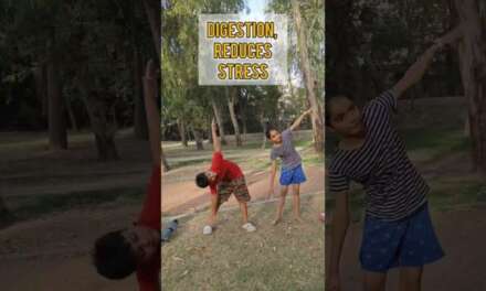 Yoga For Back Pain & Digestion #stressrelief #flexibility #india# Delhi#viralmusic#morningyoga