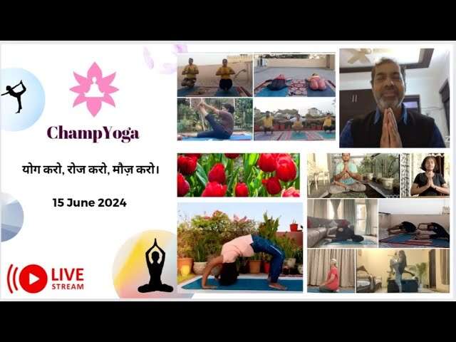 Morning Yoga Live (15 June 2024)
