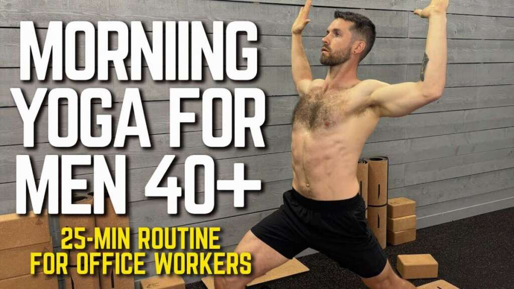 Morning Yoga For Men 40+ | 6 Effective Stretches For Office Workers