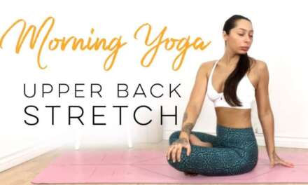 Morning Yoga For Upper Back & Neck Tension | Upper Back Stretches