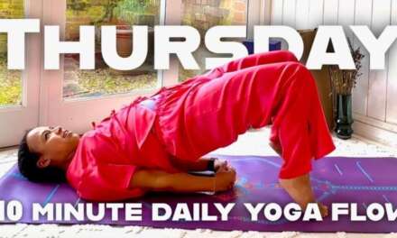 Thursday Morning Yoga In Pyjamas | 10 Minute Gratitude Flow For A Positive Day