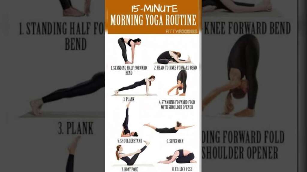 🧘🧘Morning Yoga Flow (10-15 Minutes). #morningyoga #freshstart #meditation #weightlossjourney ❤️‍🔥
