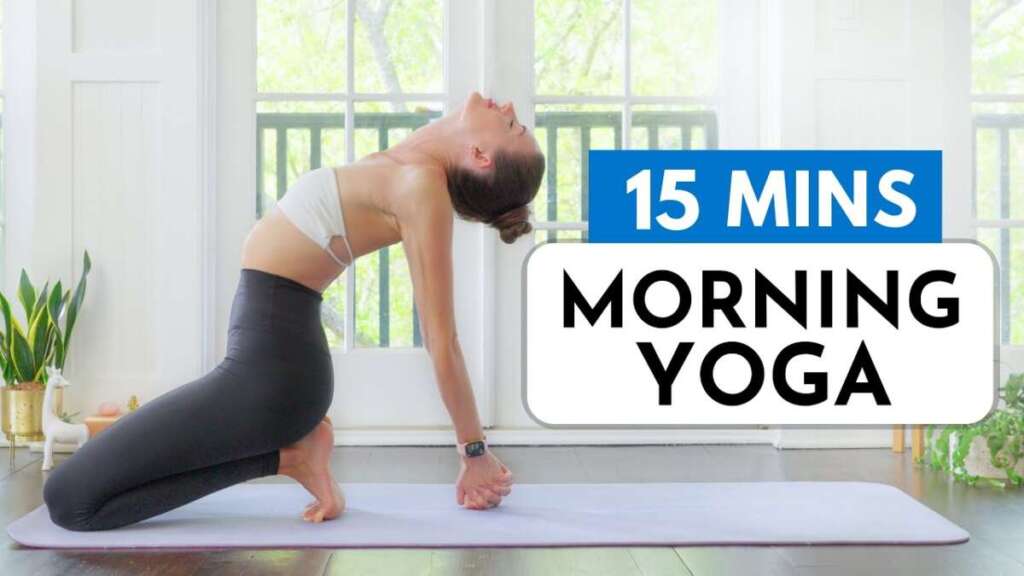 15 Min Gentle Morning Yoga Class | Easy Morning Stretches