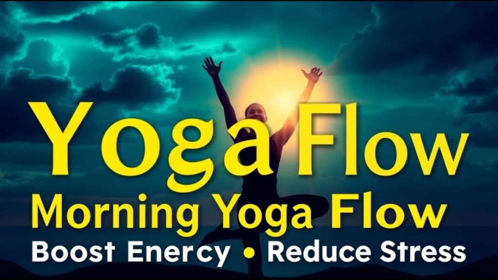 Morning Yoga Flow To Boost Energy And Reduce Stress #morningyoga #homeworkout #yogaforenergy