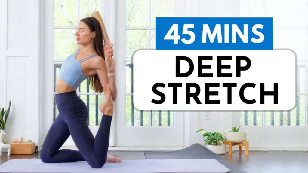45 Min DEEP Yoga Stretch – Full Body Yoga For Flexibility