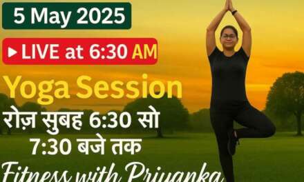 LIVE Yoga & Surya Namaskar | Daily Morning Yoga At 6:30 AM With Priyanka | Fitness & Wellness Class