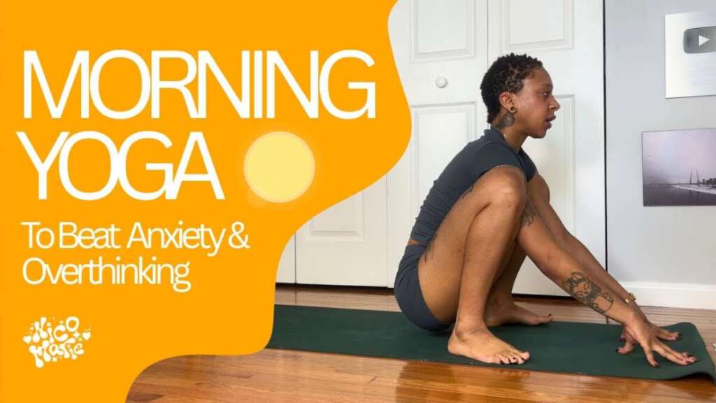 Morning Yoga To Beat Anxiety & Overthinking | 10 Min | Nat’l Minority Mental Health Awareness Month