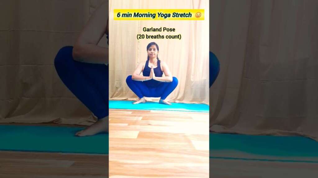 6 Min Morning Yoga Stretch #yoga #yogashorts #morningroutine #yogapractice #yogadaily #yogafit