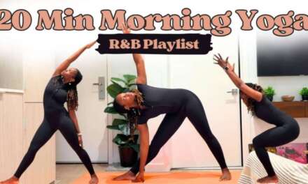 20 Min Daily Morning Yoga Flow | R&B Music + Black Woman Yoga Instructor