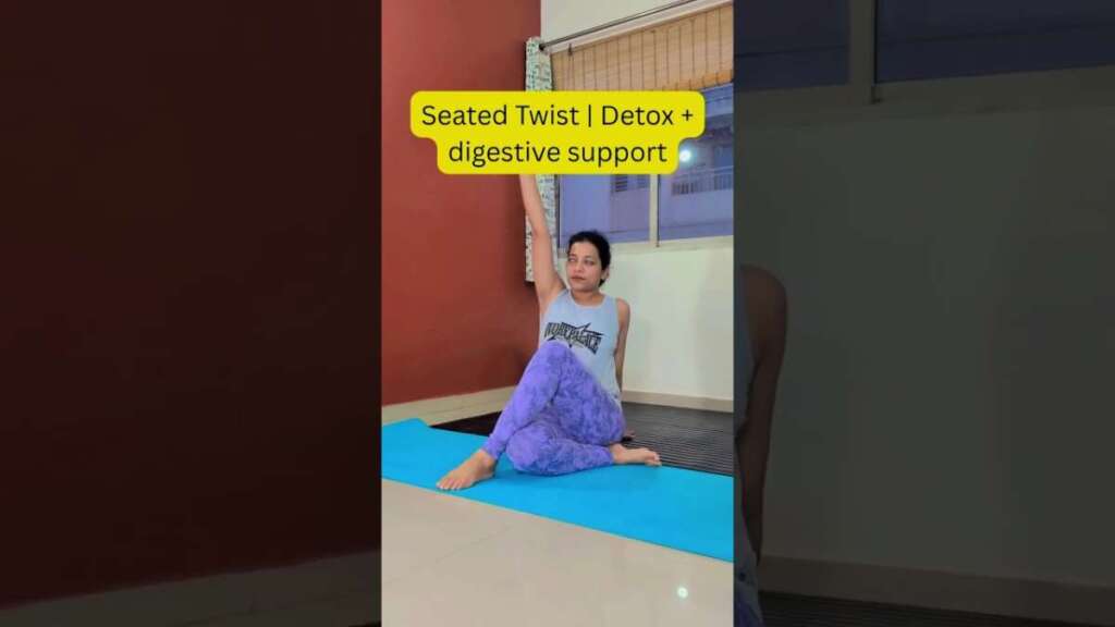 Day 1 | Gentle Morning Yoga Flow For Women’s Hormonal Balance 🌸 #shorts