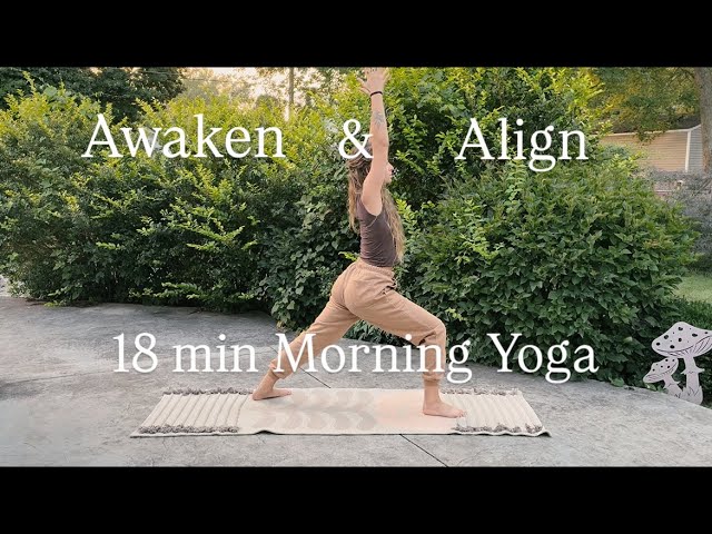 Awaken Mind, Heart & Body | 18 Min Morning Yoga Full Body Flow