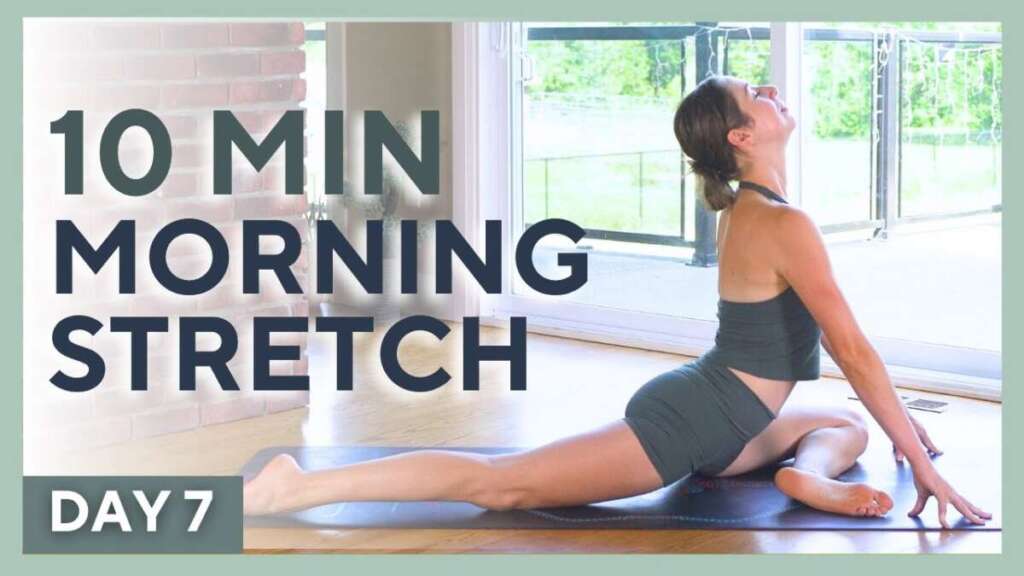 DAY 7 💚 10 Min Morning Yoga & Pilates – DEEP STRETCH – Yogalates Challenge