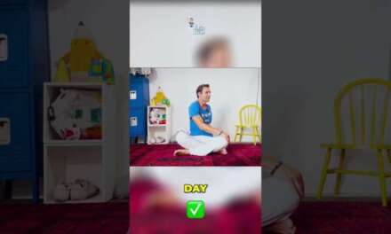 Morning Yoga: Gentle Twists & Belly Breaths For A Calm Day! #shorts