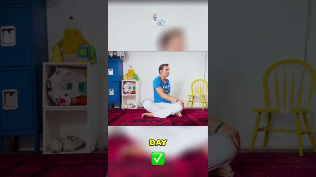 Morning Yoga: Gentle Twists & Belly Breaths For A Calm Day! #shorts