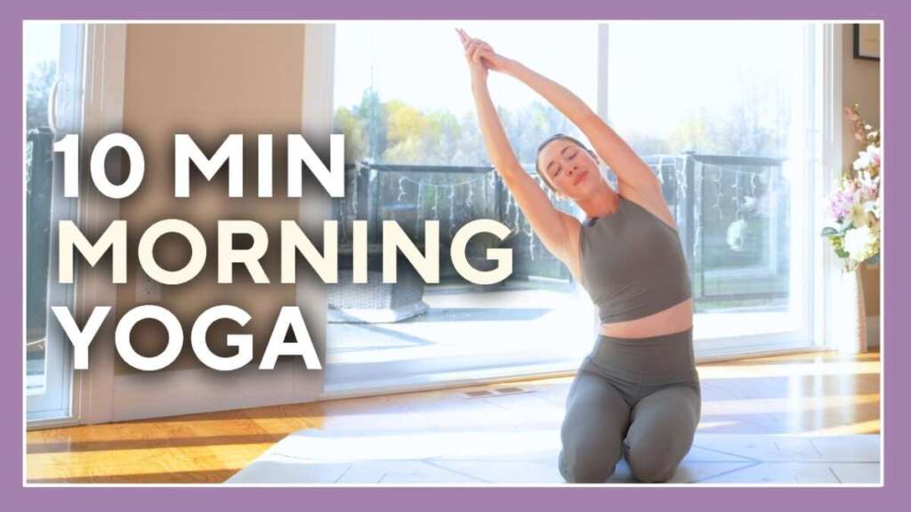10 Minute Morning Yoga – Energy Boost Yoga (Beginner To Intermediate)