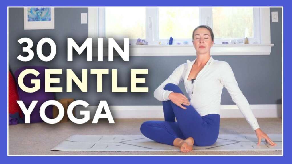 30 Min Gentle Yoga (Safe, Soothing Stretches) – LOWER BACK & HIPS RELIEF