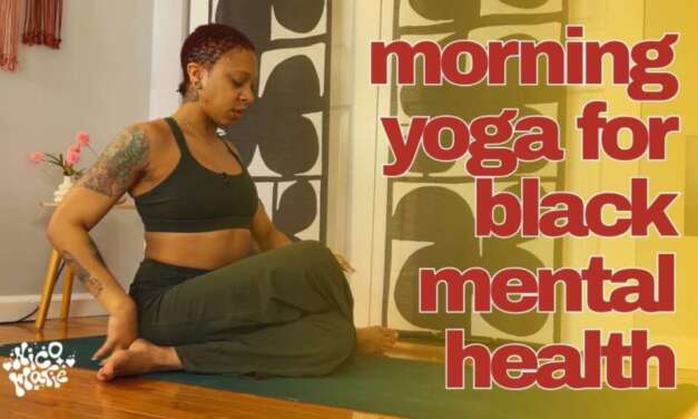 Morning Yoga For Black Mental Health | 10 Minutes | Happy BHM