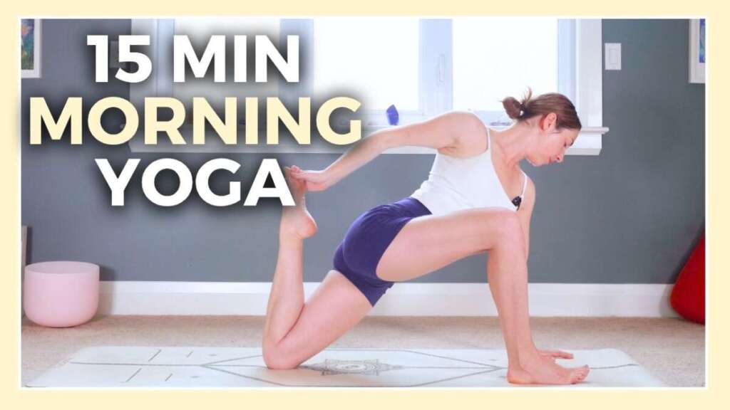 15 Min Peaceful Morning Yoga – Minimal Cues Flow