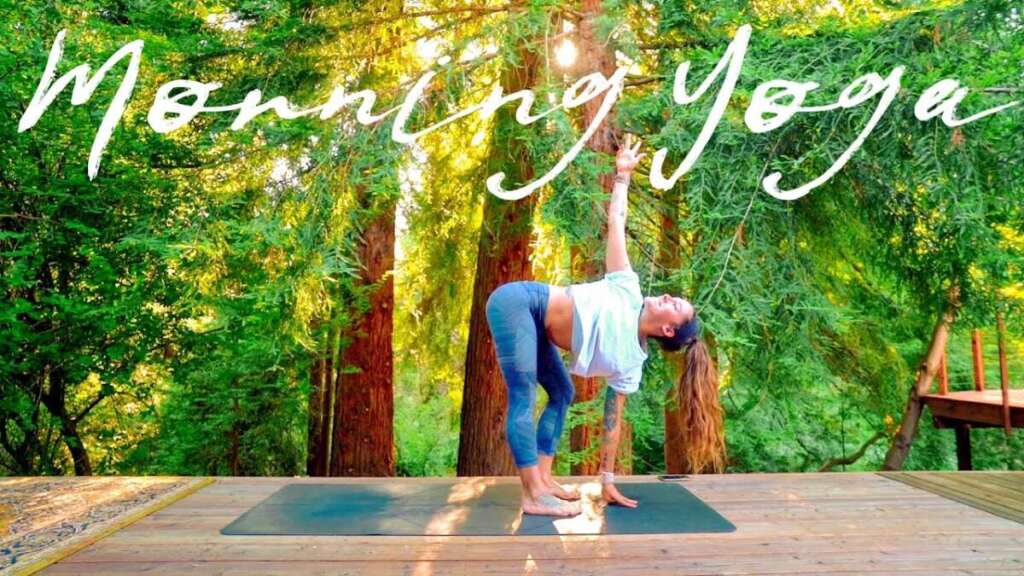 Full Body Morning Yoga – 15 Min Energizing Deep Stretch For Beginners
