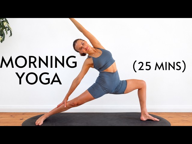 25 Min Morning Yoga Flow | Yoga For Strength & Flexibility