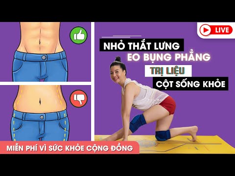 BÀI 8: Bài Tập Yoga Tại Nhà Giúp Nhỏ Thắt Lưng, Eo Bụng Phẳng _ Trị Liệu Cột Sống / Nguyễn Hiếu Yoga