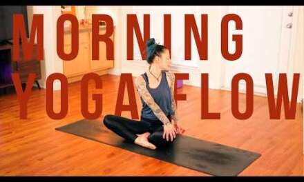 Morning Yoga – 15 Min HEATED Full Body Daily Stretch Routine For Energy & Strength