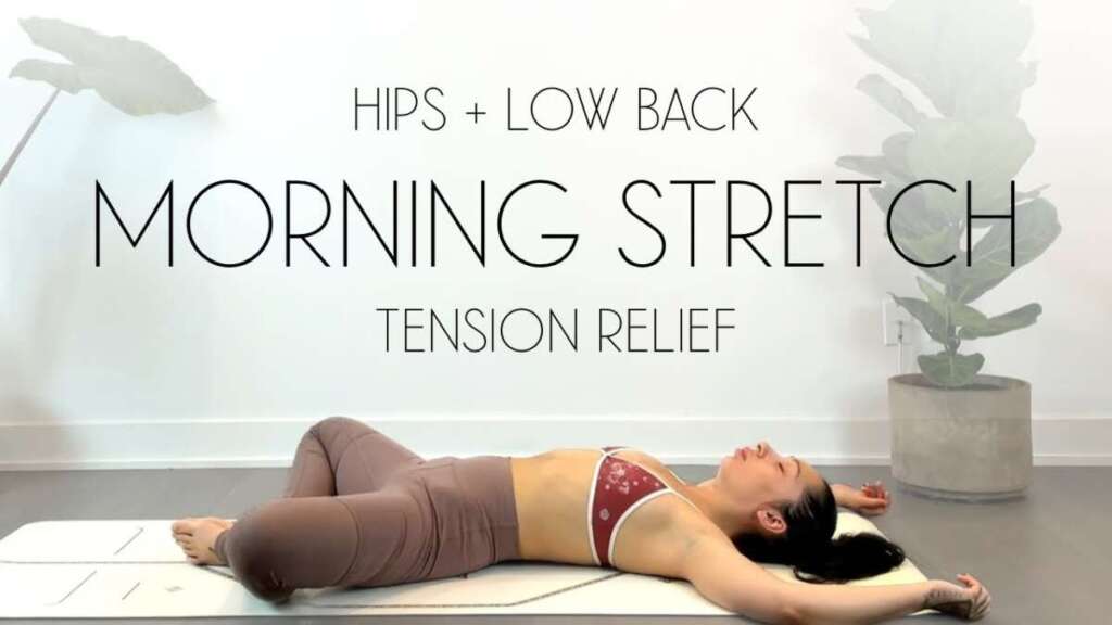 10 Min Morning Yoga Stretch For Tension Relief