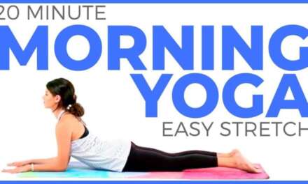 20 Minute Easy Morning Yoga Stretch For Posture & Positivity | Sarah Beth Yoga