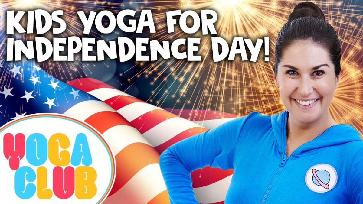 Kids Yoga For Independence Day 🇺🇸  Yoga Club (Week 48) | Cosmic Kids Yoga