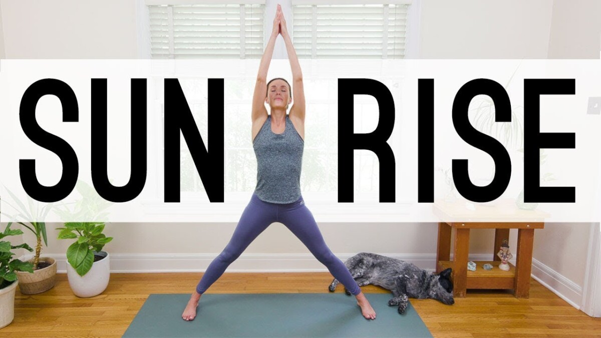 Sunrise Yoga  –  15 Min Morning Yoga Practice   –  Yoga With Adriene