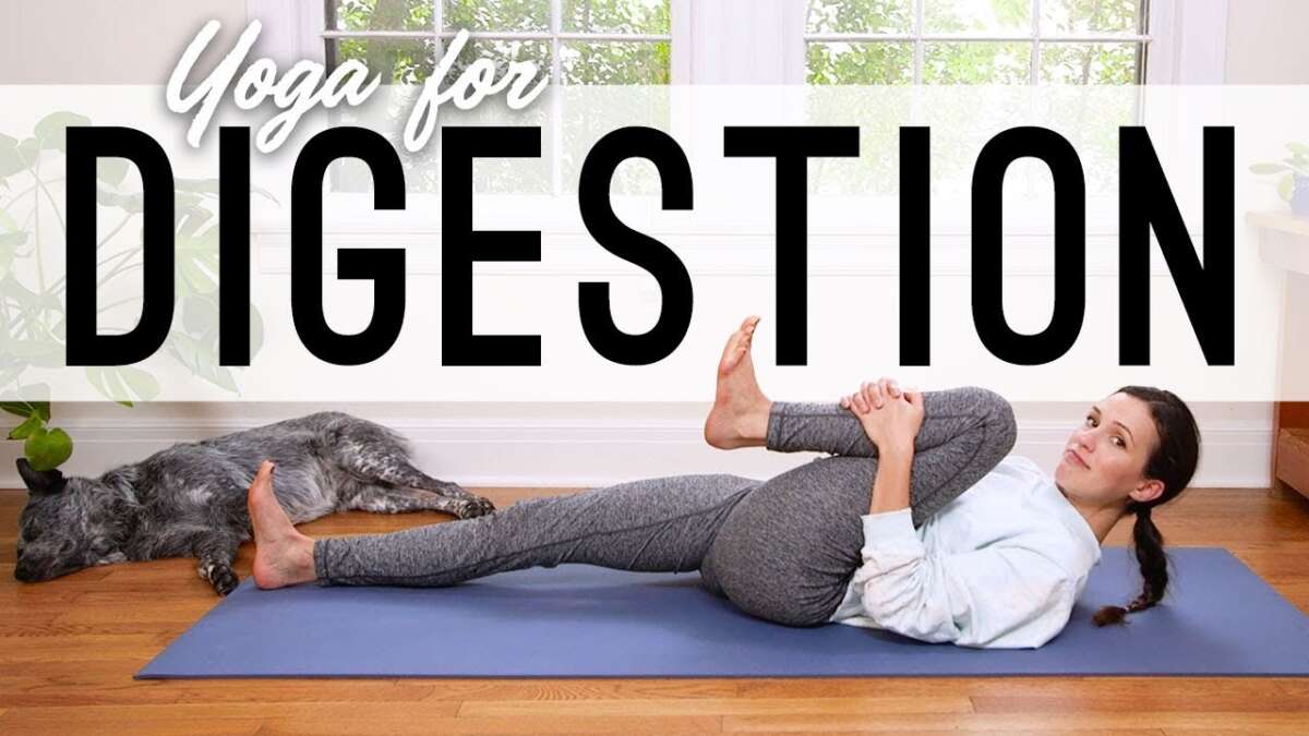 Yoga For Digestion | Yoga For When You Overeat! | Yoga With Adriene