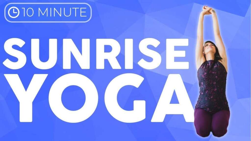 10 Min Morning Yoga Stretch ☀️ SUNRISE YOGA | Sarah Beth Yoga