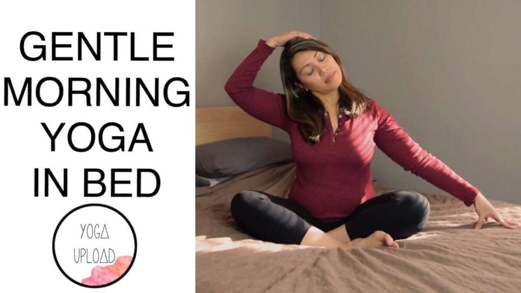 Yoga In Bed – Gentle Morning Stretch And Meditation (15 Minutes)
