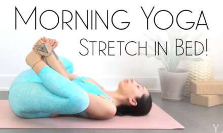 5 Minute Morning Yoga – BEST Yoga In Bed!
