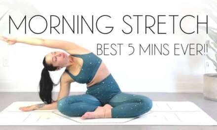 5 Minute Morning Yoga Stretch To Release The Nights Aches Away!