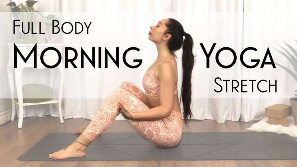 Morning Yoga Full Body Stretch In Bed – 30 Day Morning Yoga Challenge