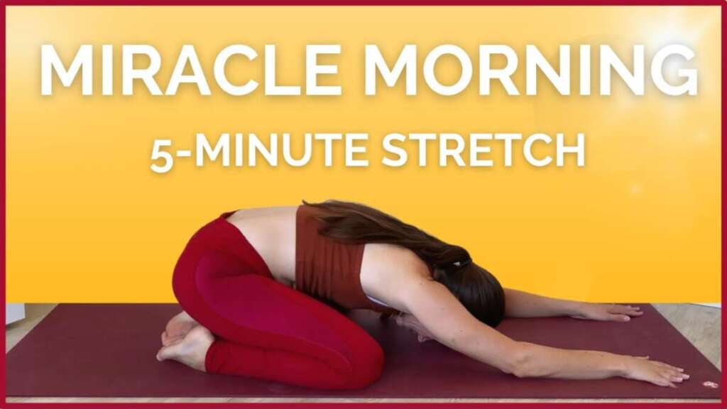 5 Min Morning Yoga For Beginners – FEEL AMAZING