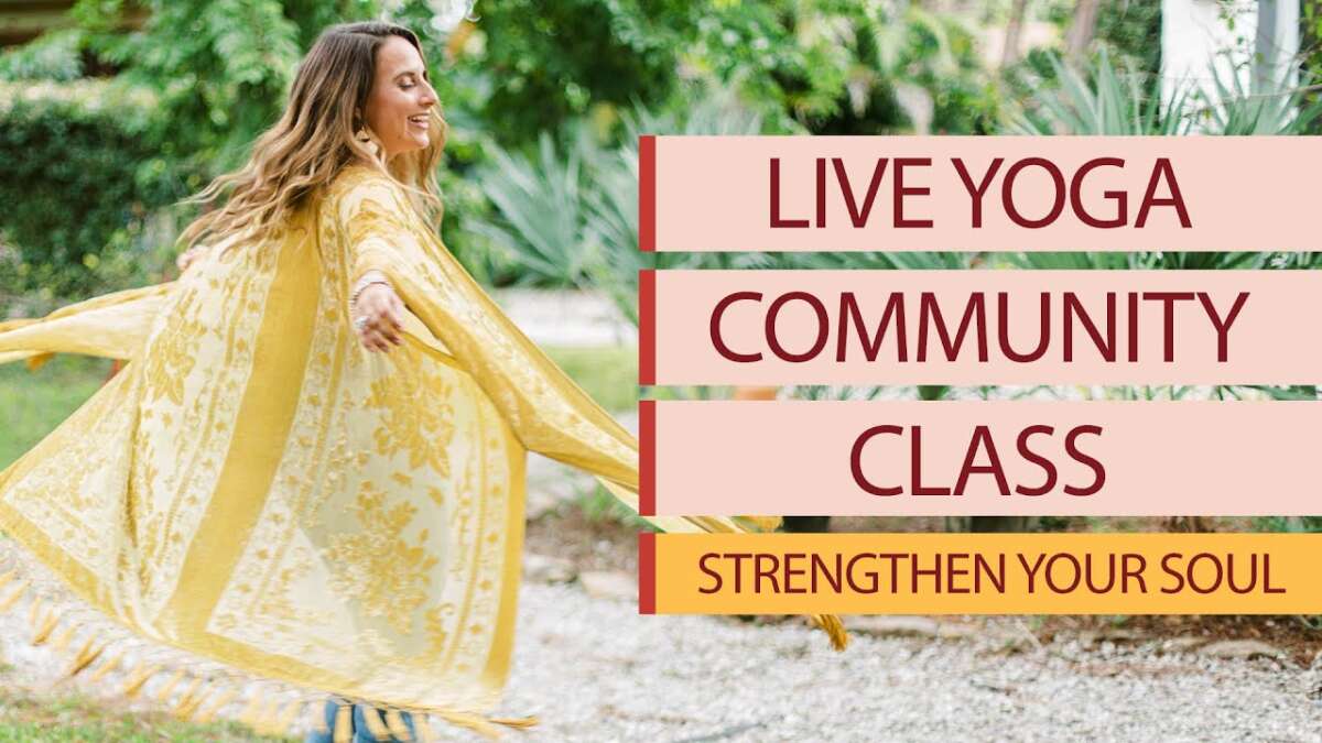 Live Yoga Class With Allie VF | Strengthen Your Soul & Tap Into Your Wisdom