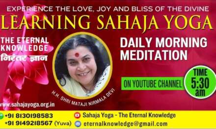 16th March 2022 | Morning Meditation |  Sahaja Yoga – The Eternal Knowledge